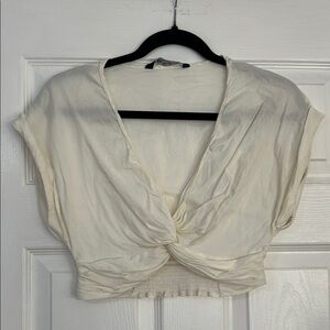 Zara Cream Women's Top